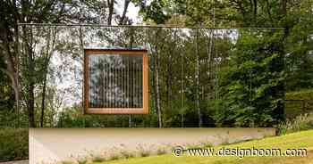 MIA architecture constructs mirrored volume to house office near liège - Designboom