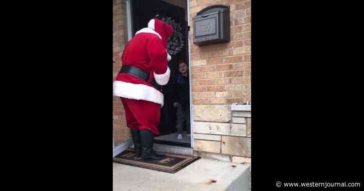 Jolly Justice: Little Boy Gets Huge Surprise from Good Santa After Woke Santa Ruined Christmas