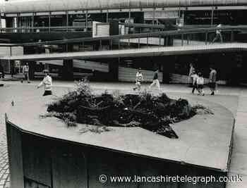 Blackburn's Lord Square fountain became a flower bed