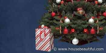 Automatic Christmas Tree Watering System Disguised as Gift Bag - HouseBeautiful.com