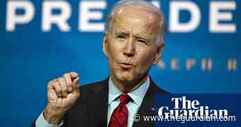 '100m shots in 100 days': Biden urges Americans to wear masks as he makes vaccine pledge – video