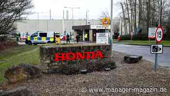 Honda-Fabrik in Großbritannien stoppt wegen Lieferengpässen die Bänder