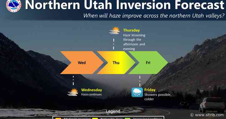 Inversion is on its way out in northern Utah