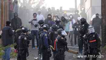 Portland Protesters Violently Clash with Police Over 'Red House' Eviction