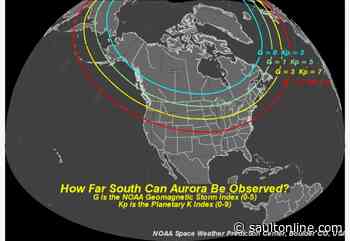 A glimpse of the Northern Lights