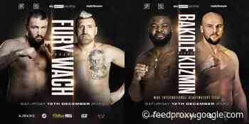 Bakole vs. Kuzmin & Fury vs.  Wach on Dec.12 on DAZN