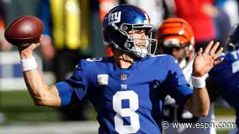 Giants optimistic QB Jones returns vs. Cards
