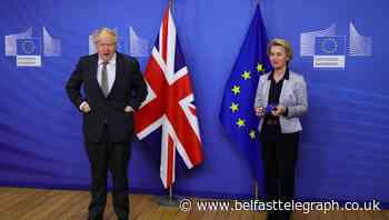 Boris Johnson in Brussels in bid to break trade deal deadlock