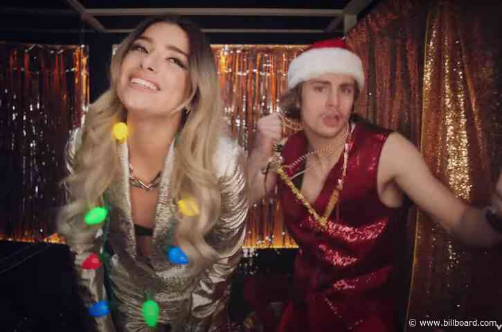 Liam Payne & Dixie D’Amelio Throw a Holiday Bash in ‘Naughty List’ Video