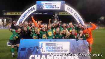 In pictures: Glentoran crowned Danske Bank Women's Premiership champions with victory over Crusaders Strikers