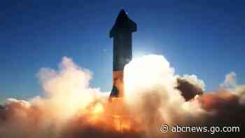 SpaceX launches Starship on highest test flight, crash-lands