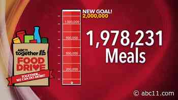 ABC11 Together Food Drive surpasses goal of 2 million meals during COVID-19 pandemic