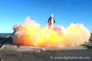 SpaceX’s Starship rocket flight test ends in a spectacular fireball