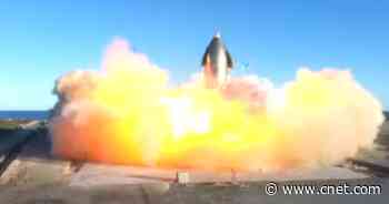 SpaceX Starship explodes spectacularly after successful high-altitude test flight     - CNET