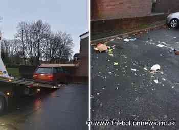 Car seized in Halliwell after complaints of antisocial behaviour