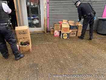 Woolwich police raids seize illegal tobacco & alcohol