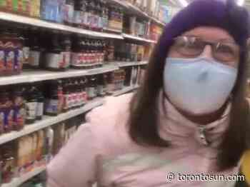 Woman captured in Toronto Walmart coughing in fellow customer's face - Toronto Sun