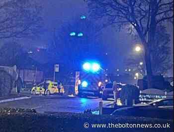 Emergency services rush to crash in Horwich