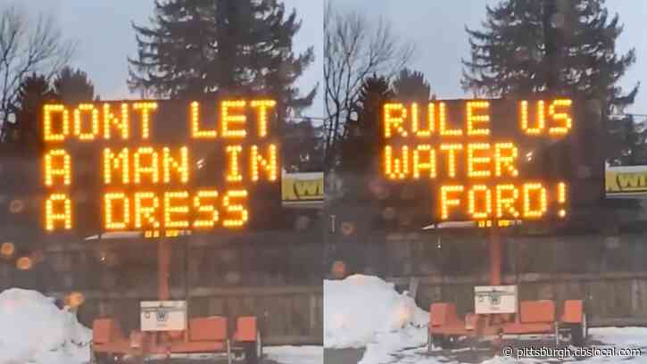 Derogatory Sign About Dr. Rachel Levine Causing Controversy In Waterford