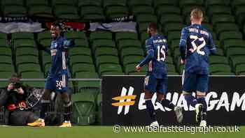 Eddie Nketiah helps fire Arsenal to victory over Dundalk