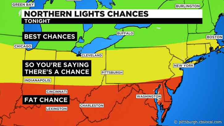 Eyes To The Sky! The Northern Lights May Appear Over Pittsburgh