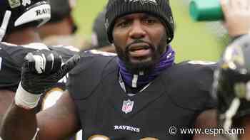 Ravens' Bryant on COVID list, says he's negative