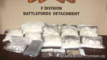 15 kg of meth, enough for 150,000 doses, seized in Battleford traffic stop: RCMP