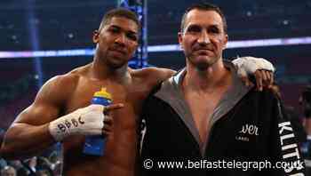 Wladimir Klitschko taught me how to get fighting fit again – Anthony Joshua
