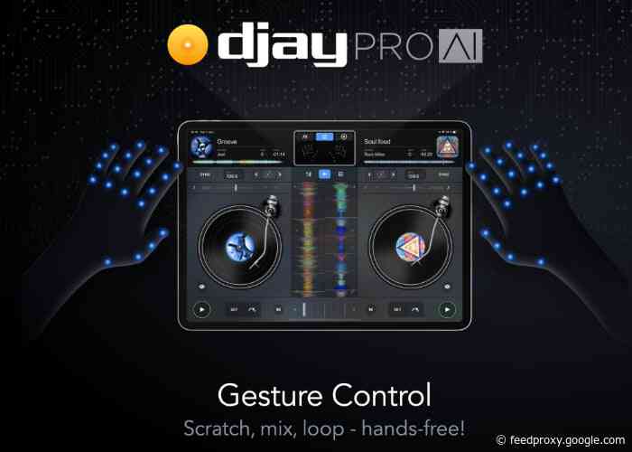 Apple iPad Djay Pro AI app now features touchless gesture controls