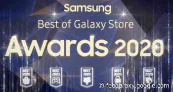 Samsung 2020 Best of Galaxy Store Awards announced