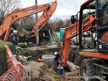 Leggen van gescheiden riolering vlot weer tussen Neerhespen en Orsmaal - Het Nieuwsblad