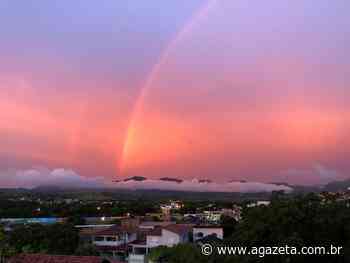 Céu com dois arco-íris é registrado em Baixo Guandu, no interior do ES - A Gazeta ES
