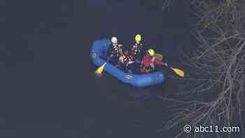 LIVE: Rescue crews save man stranded on top of truck floating along Neuse River