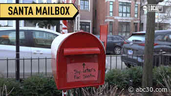 Drop your wishlist letters at this Santa mailbox in Lincoln Park