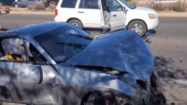 Four-vehicle crash restricts Speedway Boulevard near UArizona