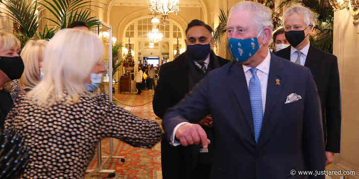 Prince Charles Surprises Party Attendees With Royal Elbow Bumps!