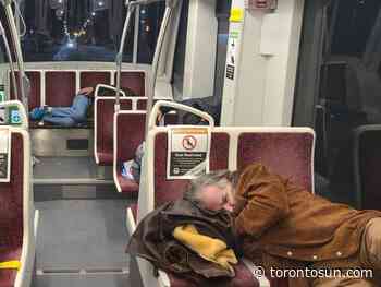 Uptick in homeless sheltering on TTC vehicles during pandemic - Toronto Sun