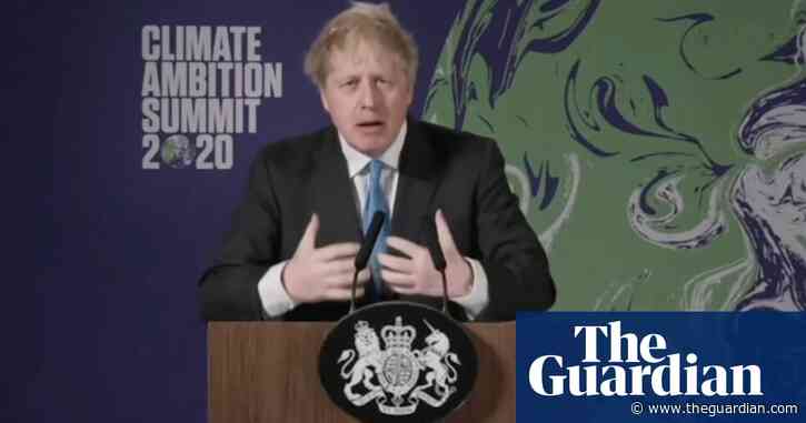 'Let's do it together': Boris Johnson says climate protection will create jobs – video
