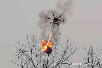 Overkill: Flamethrower drone incinerates wasp nests in China - Dudley News