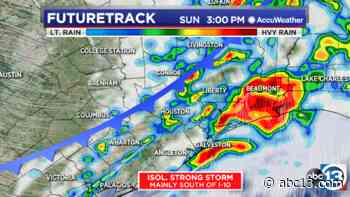 Houston weather: Storm chances return on Sunday - KTRK-TV