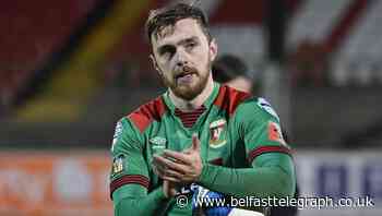 Consistency is key for Glentoran to start pushing up table, says hat-trick hero McDaid as Carrick are hit for six