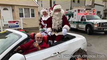 ‘Mustang Santa’ Parades Through Sharpsburg