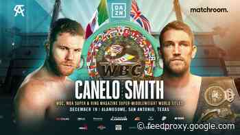 WBC 168-lb title on line for Canelo vs. Smith on Dec.19th