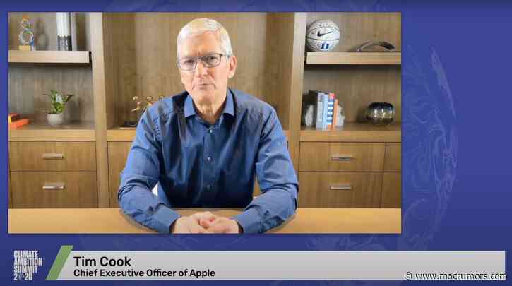 Apple CEO Tim Cook Urges Action on Climate Change at United Nations Summit