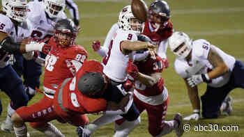 Fresno State Bulldogs blitzed by Lobos, falling 49-39 in season finale