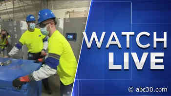 FIRST LOOK: COVID-19 vaccine doses leave Pfizer's Michigan facility