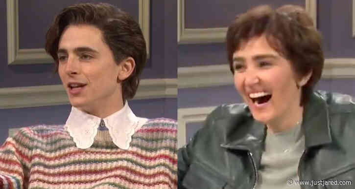 Timothee Chalamet Portrays Harry Styles While Chloe Fineman Plays Him in 'SNL' Sketch - Watch!