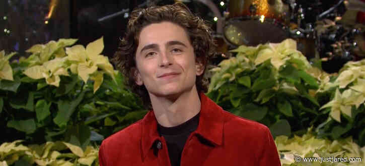 Timothee Chalamet Reflects on Christmas in NYC in 'Saturday Night Live' Monologue - Watch!