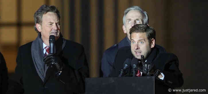 Matthew Perry & Jonah Hill Film Political Rally for 'Don't Look Up' in Boston!