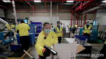 Trucks with first COVID-19 vaccine in US get ready to roll